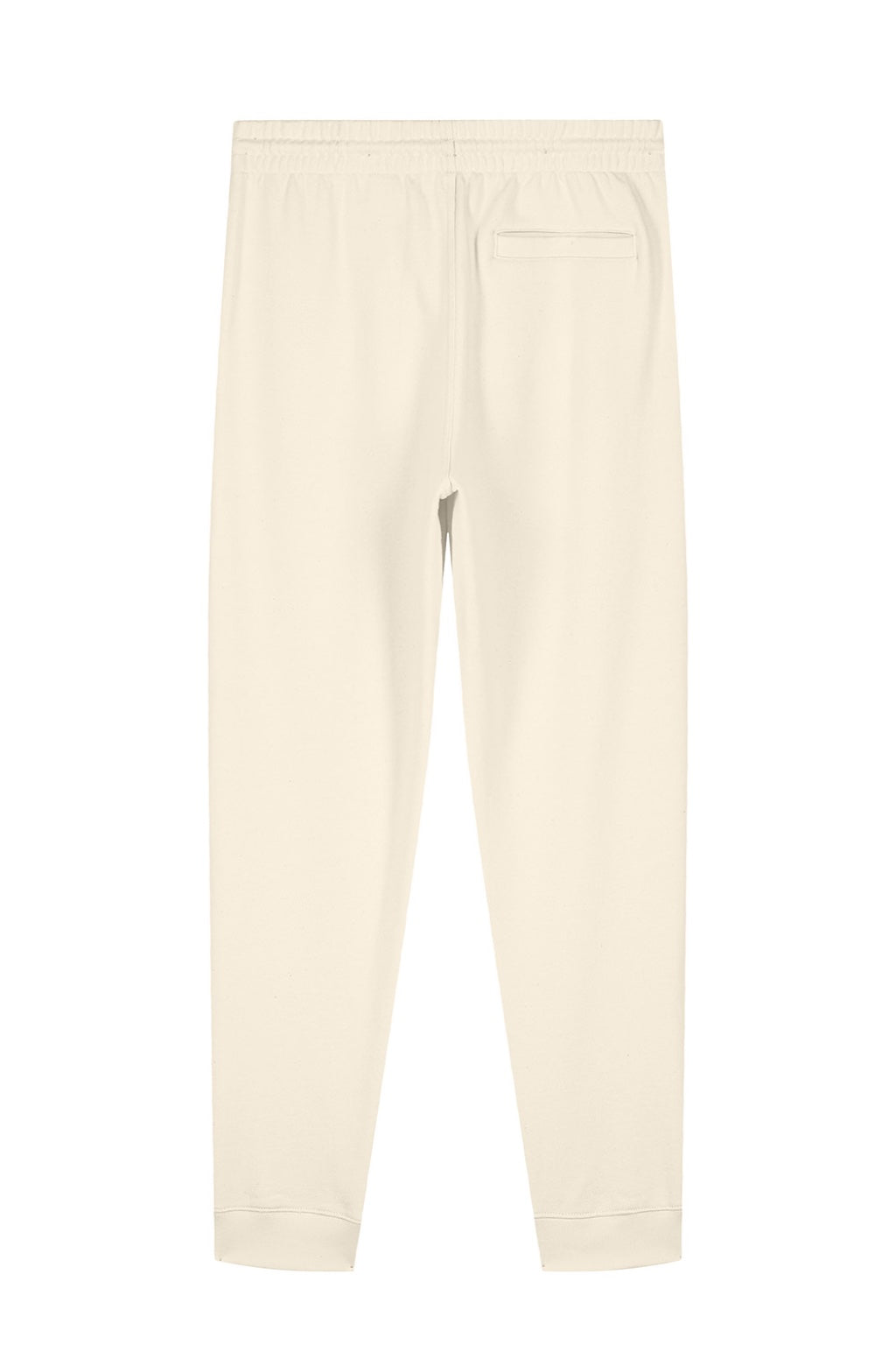 Stanley Stella SXU006 Mens Flyer Jogger Sweatpants w/ Pockets Natural Raw Flat Back