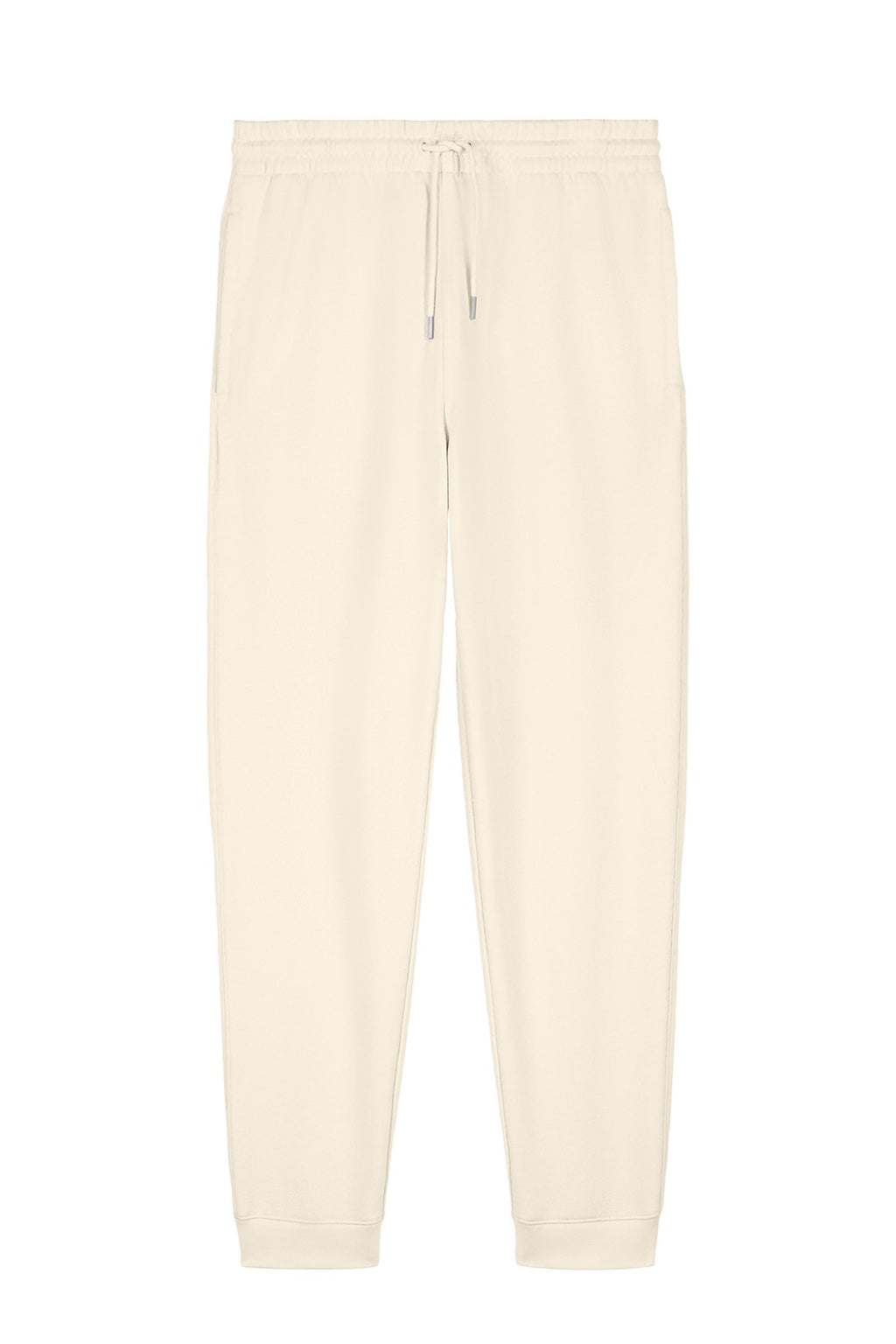Stanley Stella SXU006 Mens Flyer Jogger Sweatpants w/ Pockets Natural Raw Flat Front