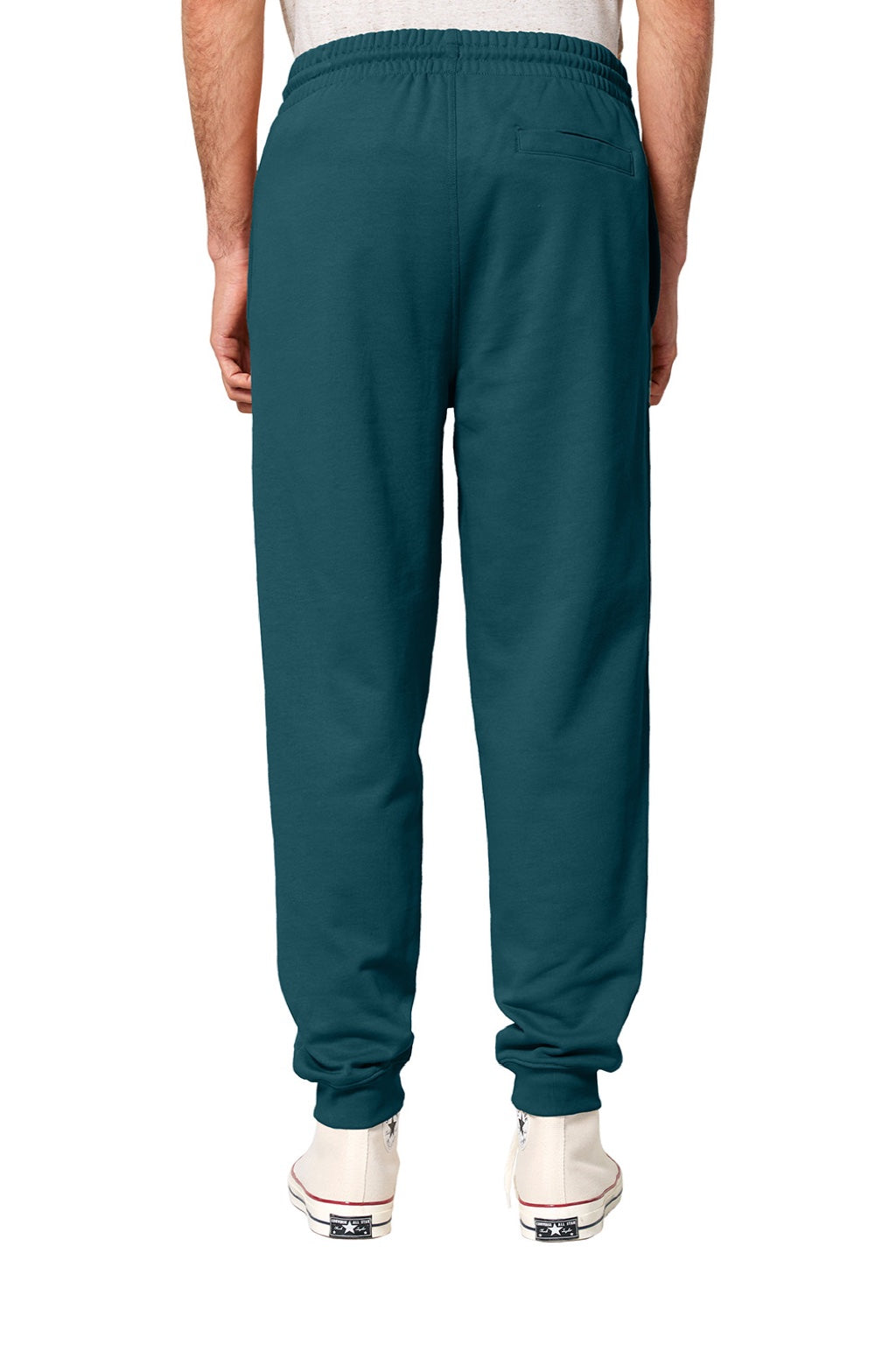 Stanley Stella SXU006 Mens Flyer Jogger Sweatpants w/ Pockets Stargazer Blue Model Back