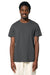 Stanley Stella SXU007 Mens Crafter Short Sleeve Crewneck T-Shirt Anthracite Grey Model Front