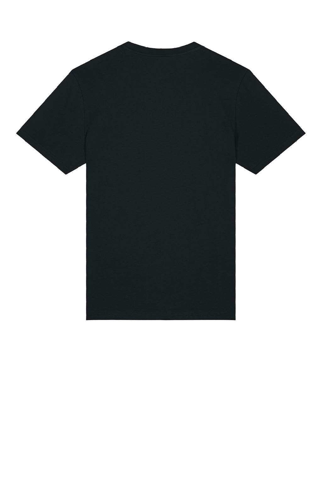 Stanley Stella SXU007 Mens Crafter Short Sleeve Crewneck T-Shirt Black Flat Back