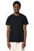 Stanley Stella SXU007 Mens Crafter Short Sleeve Crewneck T-Shirt Black Model Front