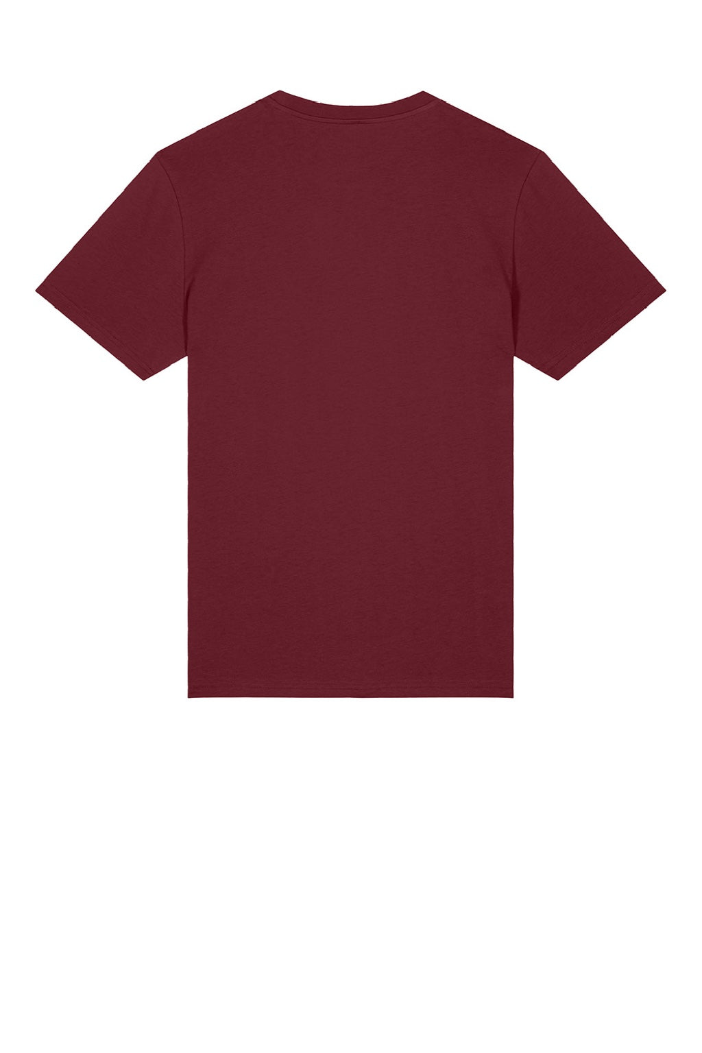 Stanley Stella SXU007 Mens Crafter Short Sleeve Crewneck T-Shirt Burgundy Flat Back
