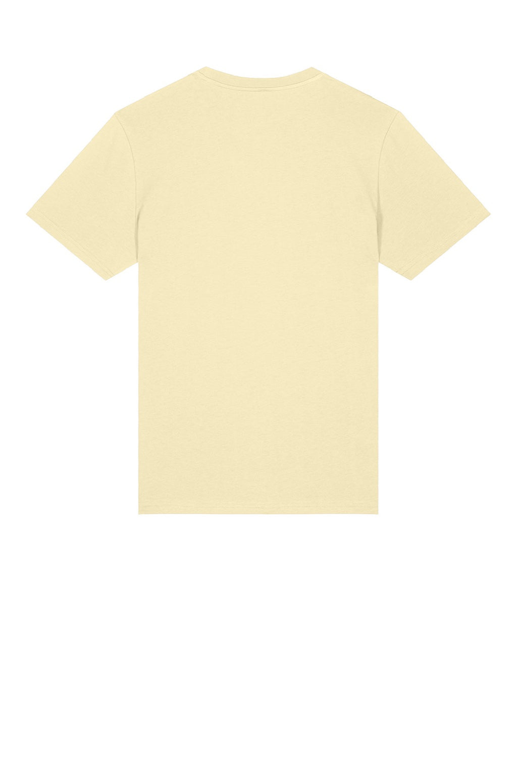 Stanley Stella SXU007 Mens Crafter Short Sleeve Crewneck T-Shirt Butter Yellow Flat Back