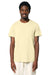 Stanley Stella SXU007 Mens Crafter Short Sleeve Crewneck T-Shirt Butter Yellow Model Front