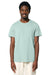 Stanley Stella SXU007 Mens Crafter Short Sleeve Crewneck T-Shirt Caribbean Blue Model Front