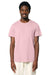 Stanley Stella SXU007 Mens Crafter Short Sleeve Crewneck T-Shirt Cotton Pink Model Front