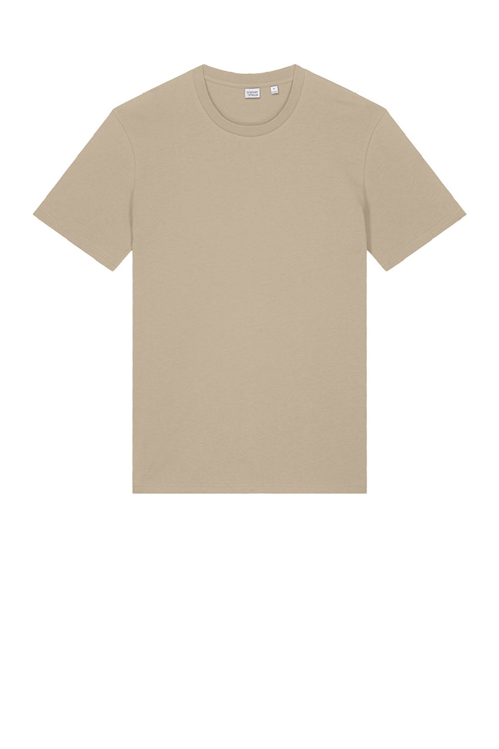 Stanley Stella SXU007 Mens Crafter Short Sleeve Crewneck T-Shirt Desert Dust Brown Flat Front
