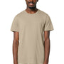 Stanley Stella Mens Crafter Short Sleeve Crewneck T-Shirt - Desert Dust Brown