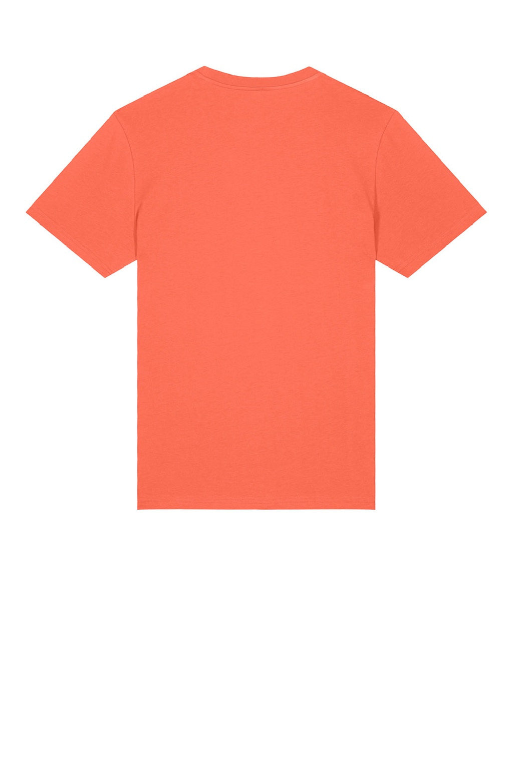 Stanley Stella SXU007 Mens Crafter Short Sleeve Crewneck T-Shirt Fiesta Orange Flat Back
