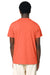Stanley Stella SXU007 Mens Crafter Short Sleeve Crewneck T-Shirt Fiesta Orange Model Back