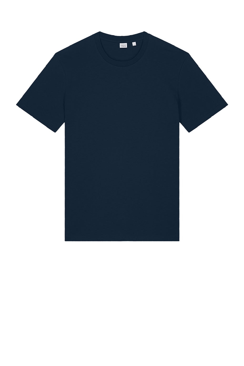 Stanley Stella SXU007 Mens Crafter Short Sleeve Crewneck T-Shirt French Navy Blue Flat Front