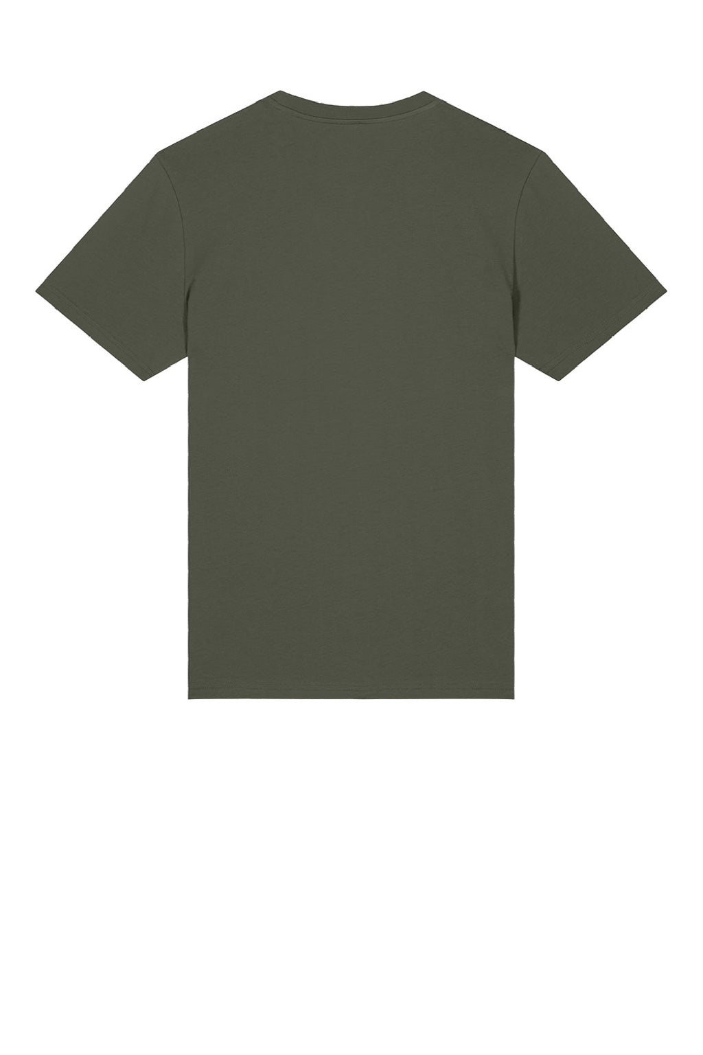 Stanley Stella SXU007 Mens Crafter Short Sleeve Crewneck T-Shirt Khaki Green Flat Back