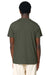 Stanley Stella SXU007 Mens Crafter Short Sleeve Crewneck T-Shirt Khaki Green Model Back