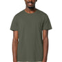 Stanley Stella Mens Crafter Short Sleeve Crewneck T-Shirt - Khaki Green