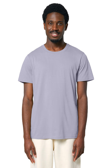Stanley Stella SXU007 Mens Crafter Short Sleeve Crewneck T-Shirt Lavender Purple Model Front