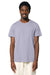 Stanley Stella SXU007 Mens Crafter Short Sleeve Crewneck T-Shirt Lavender Purple Model Front