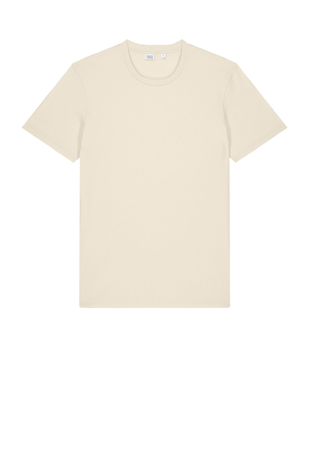 Stanley Stella SXU007 Mens Crafter Short Sleeve Crewneck T-Shirt Natural Raw Flat Front