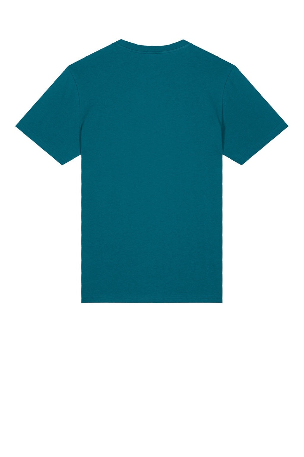 Stanley Stella SXU007 Mens Crafter Short Sleeve Crewneck T-Shirt Ocean Depth Blue Flat Back