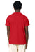 Stanley Stella SXU007 Mens Crafter Short Sleeve Crewneck T-Shirt Red Model Back