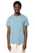 Stanley Stella SXU007 Mens Crafter Short Sleeve Crewneck T-Shirt Sky Blue Model Front