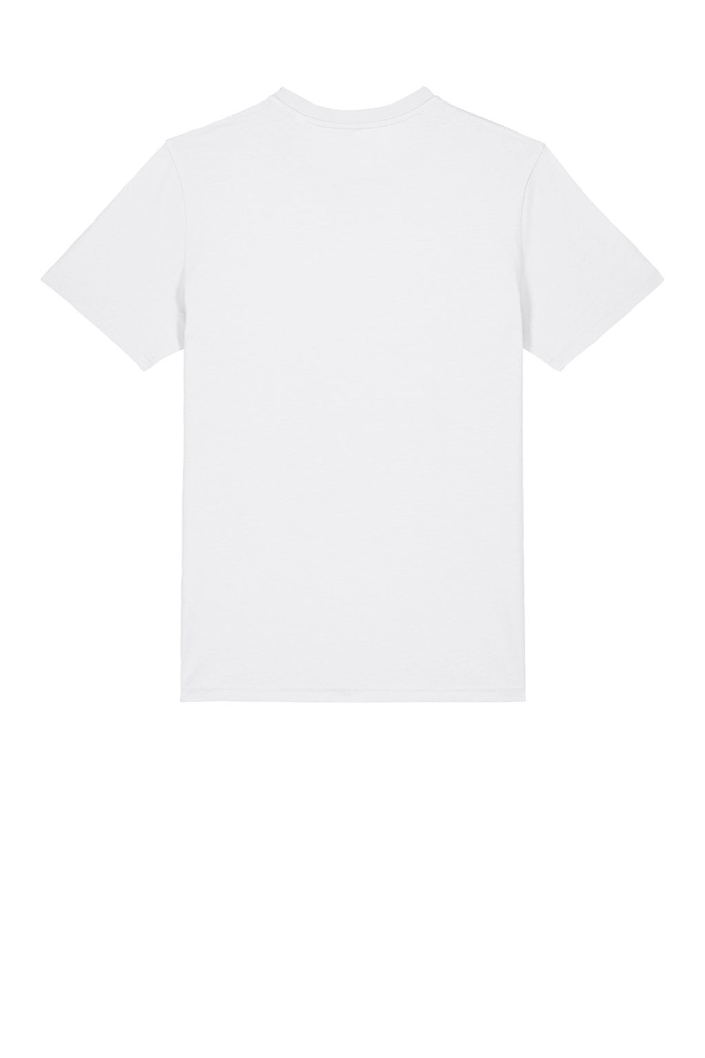 Stanley Stella SXU007 Mens Crafter Short Sleeve Crewneck T-Shirt White Flat Back