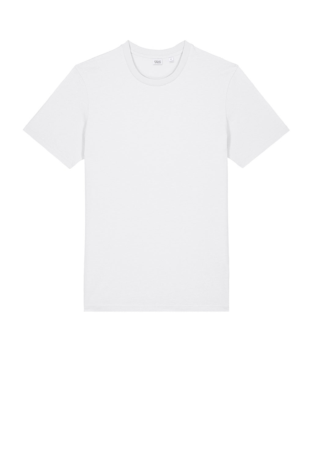 Stanley Stella SXU007 Mens Crafter Short Sleeve Crewneck T-Shirt White Flat Front