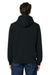 Stanley Stella SXU009 Mens Drummer 2.0 Hooded Sweatshirt Hoodie w/ Pouch Pocket Black Model Back
