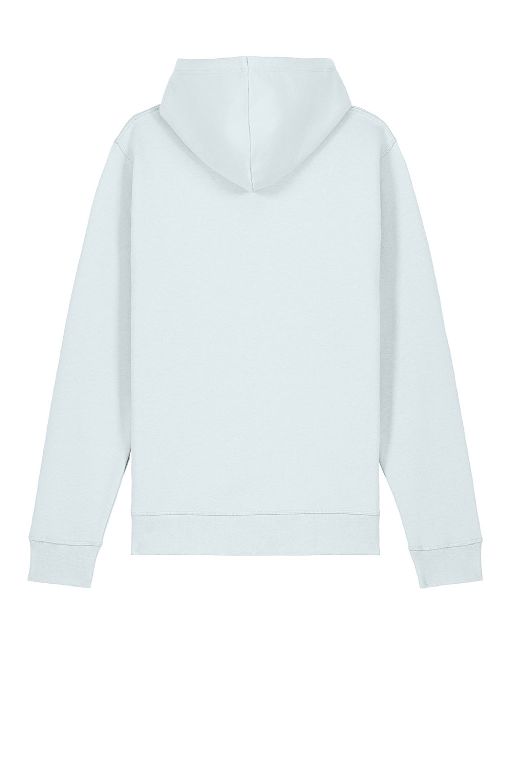 Stanley Stella SXU009 Mens Drummer 2.0 Hooded Sweatshirt Hoodie w/ Pouch Pocket Ice Blue Flat Back