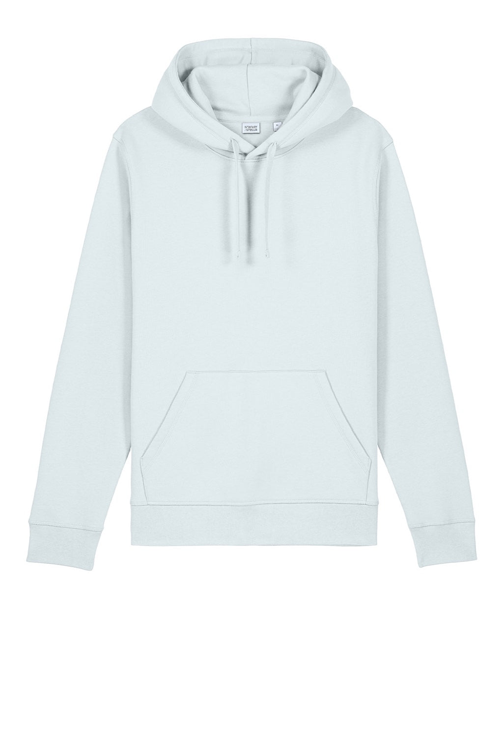 Stanley Stella SXU009 Mens Drummer 2.0 Hooded Sweatshirt Hoodie w/ Pouch Pocket Ice Blue Flat Front