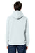 Stanley Stella SXU009 Mens Drummer 2.0 Hooded Sweatshirt Hoodie w/ Pouch Pocket Ice Blue Model Back