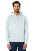 Stanley Stella SXU009 Mens Drummer 2.0 Hooded Sweatshirt Hoodie w/ Pouch Pocket Ice Blue Model Front