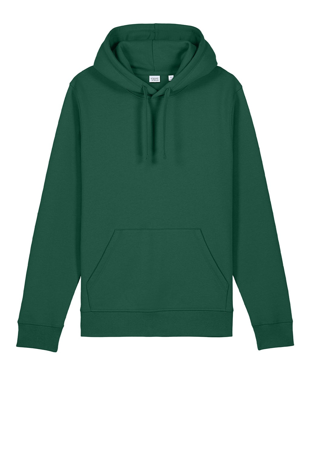 Stanley Stella SXU009 Mens Drummer 2.0 Hooded Sweatshirt Hoodie w/ Pouch Pocket Bottle Green Flat Front