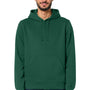 Stanley Stella Mens Drummer 2.0 Hooded Sweatshirt Hoodie w/ Pouch Pocket - Bottle Green
