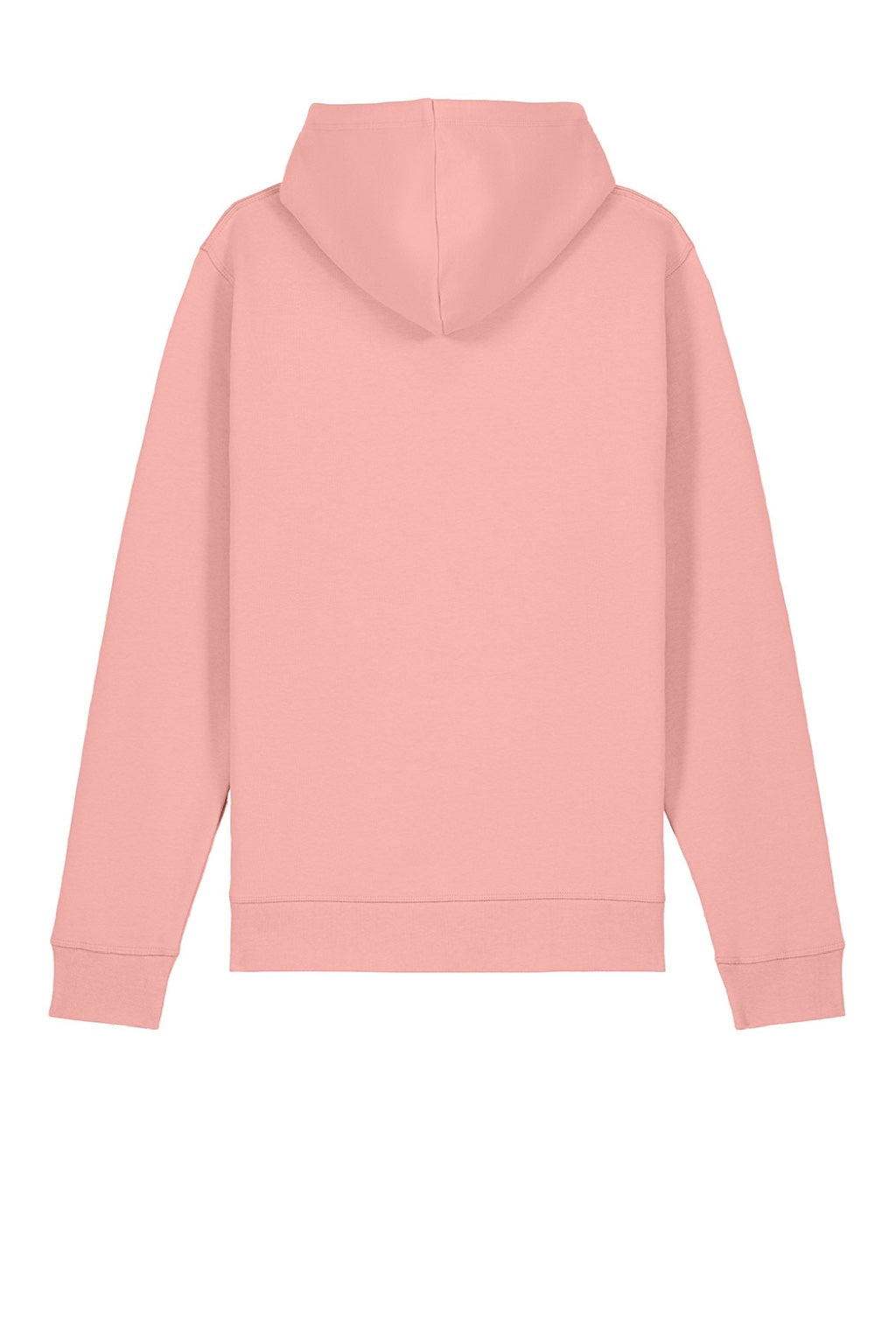 Stanley Stella SXU009 Mens Drummer 2.0 Hooded Sweatshirt Hoodie w/ Pouch Pocket Canyon Pink Flat Back