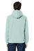 Stanley Stella SXU009 Mens Drummer 2.0 Hooded Sweatshirt Hoodie w/ Pouch Pocket Caribbean Blue Model Back