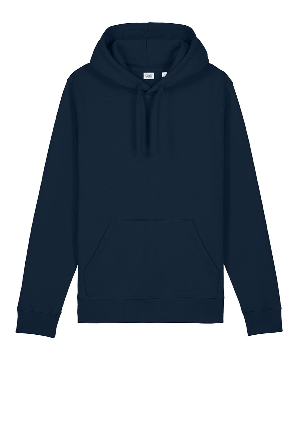 Stanley Stella SXU009 Mens Drummer 2.0 Hooded Sweatshirt Hoodie w/ Pouch Pocket French Navy Blue Flat Front