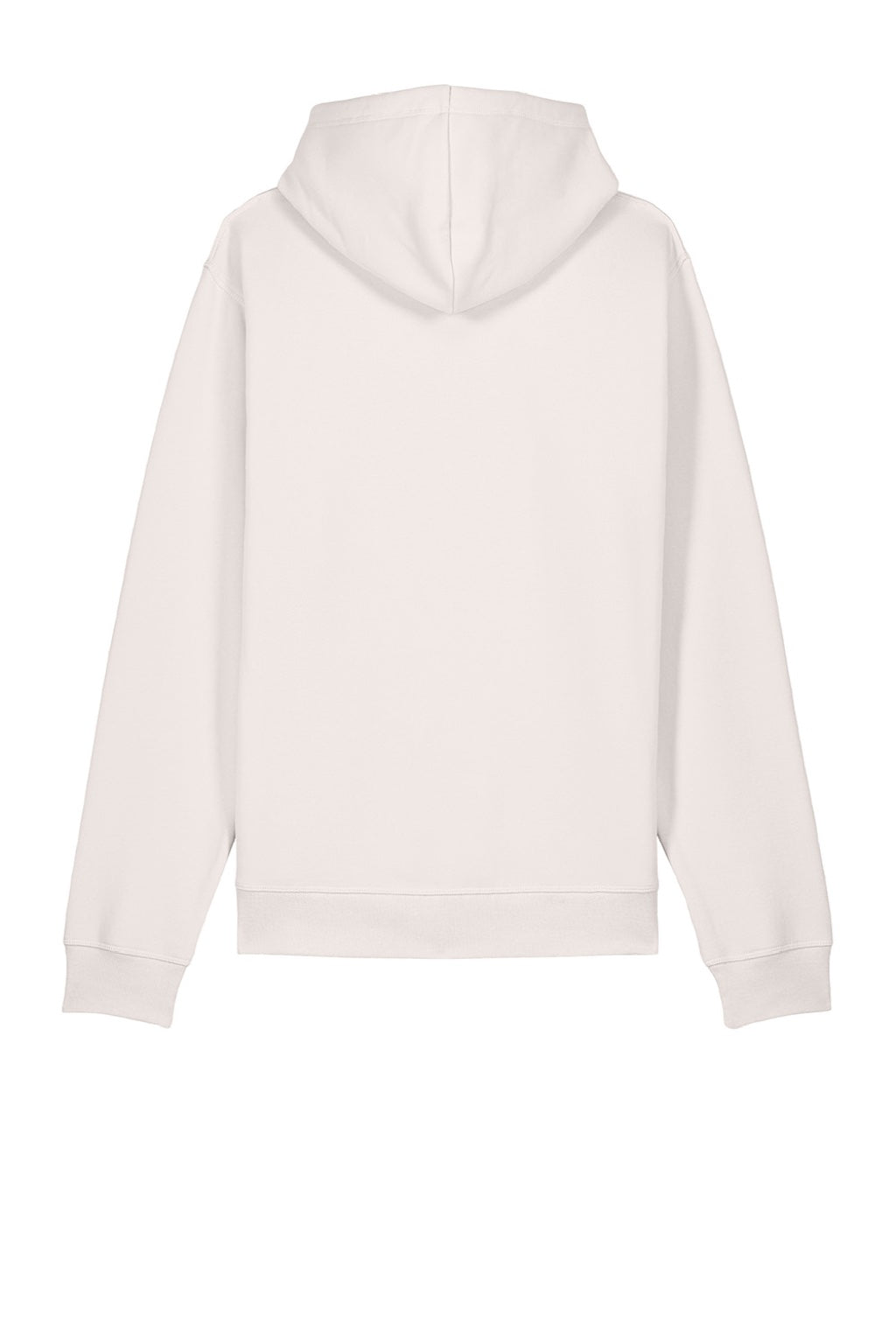 Stanley Stella SXU009 Mens Drummer 2.0 Hooded Sweatshirt Hoodie w/ Pouch Pocket Vintage White Flat Back