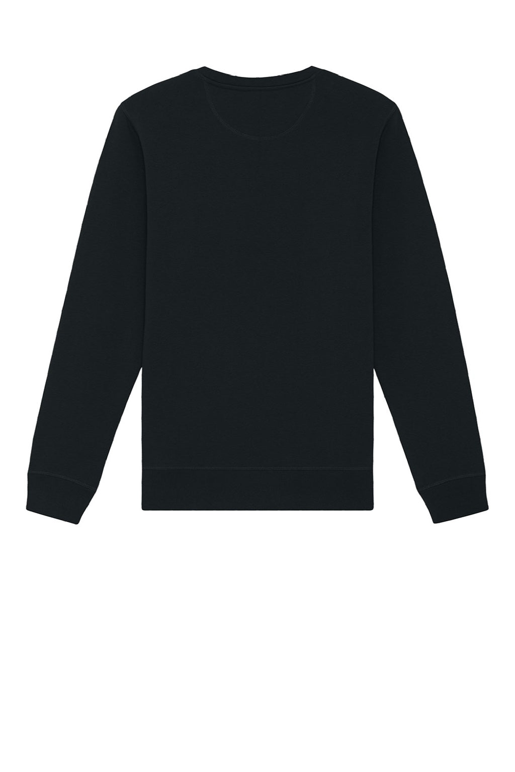 Stanley Stella SXU010 Mens Roller Crewneck Sweatshirt Black Flat Back
