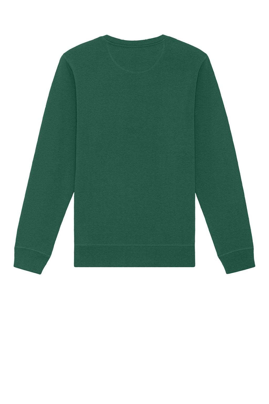 Stanley Stella SXU010 Mens Roller Crewneck Sweatshirt Bottle Green Flat Back