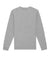 Stanley Stella SXU010 Mens Roller Crewneck Sweatshirt Heather Grey Flat Back