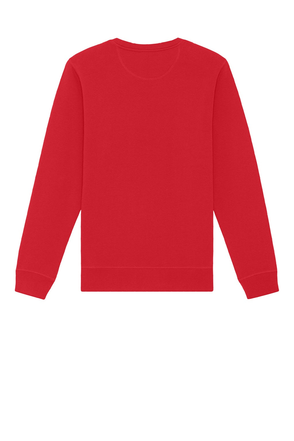Stanley Stella SXU010 Mens Roller Crewneck Sweatshirt Red Flat Back