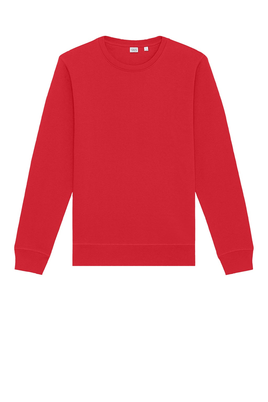Stanley Stella SXU010 Mens Roller Crewneck Sweatshirt Red Flat Front