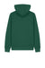 Stanley Stella SXU011 Mens Mixer Full Zip Hooded Sweatshirt Hoodie w/ Pockets Bottle Green Flat Back