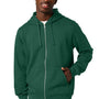 Stanley Stella Mens Mixer Full Zip Hooded Sweatshirt Hoodie w/ Pockets - Bottle Green