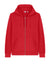 Stanley Stella SXU011 Mens Mixer Full Zip Hooded Sweatshirt Hoodie w/ Pockets Red Flat Front