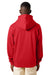 Stanley Stella SXU011 Mens Mixer Full Zip Hooded Sweatshirt Hoodie w/ Pockets Red Model Back