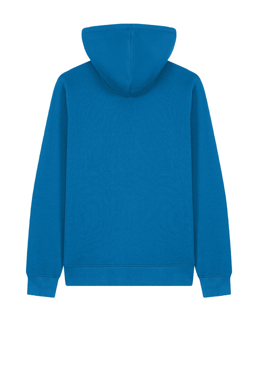 Stanley Stella SXU011 Mens Mixer Full Zip Hooded Sweatshirt Hoodie w/ Pockets Royal Blue Flat Back