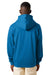 Stanley Stella SXU011 Mens Mixer Full Zip Hooded Sweatshirt Hoodie w/ Pockets Royal Blue Model Back