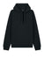 Stanley Stella SXU012 Mens Sounder Hooded Sweatshirt Hoodie w/ Pouch Pocket Black Flat Front